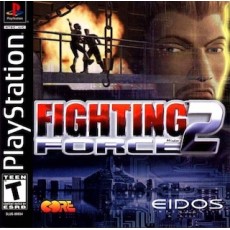 Fighting Force 2 art work – video game for PS1