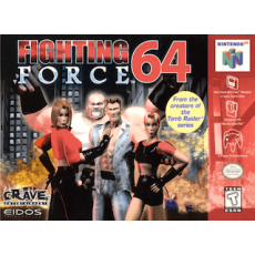 Fighting Force 64 N64 box art – retro game for Nintendo 64