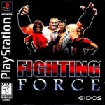 Fighting Force art work – video game for PS1