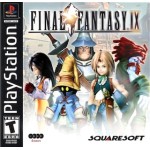 Final Fantasy IX (Black Label) FF 9 art work – video game for PS1