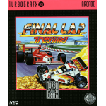 Final Lap Twin TurboGrafx-16 game - retro game for console