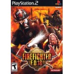 Firefighter FD 18 art work – video game for PlayStation 2