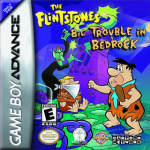 Flintstones Big Trouble in Bedrock art work – action game for Nintendo Game Boy Advance
