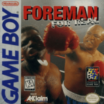 Foreman for Real Game Boy box art – classic retro game for GameBoy