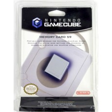 GameCube 59 Block Memory Card box art – 4MB save accessory for Nintendo GameCube
