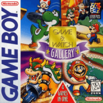 Game and Watch Gallery Game Boy box art – classic retro game for GameBoy