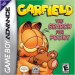 Garfield The Search for Pooky art work – action game for Nintendo Game Boy Advance
