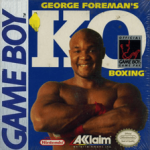 George Foreman's KO Boxing Game Boy box art – classic retro game for GameBoy