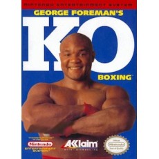 George Foreman's KO Boxing NES box art – classic 8-bit game for Nintendo NES