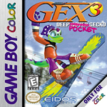 Gex 3: Deep Cover Gecko Game Boy Color box art – old GBC game trade in