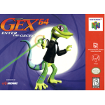 Gex 64 Enter the Gecko N64 box art – retro game for Nintendo 64