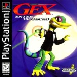 Gex Enter the Gecko art work – video game for PS1