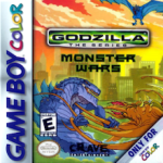 Godzilla Monster Wars Game Boy Color box art – old GBC game trade in
