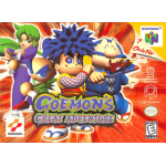Goemon's Great Adventure N64 box art – retro game for Nintendo 64