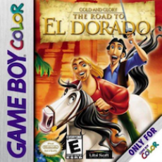 Gold and Glory: The Road to El Dorado Game Boy Color box art – old GBC game trade in