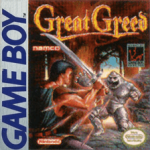 Great Greed Game Boy box art – classic retro game for GameBoy
