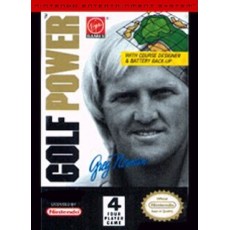 Greg Norman's Golf Power NES box art – classic 8-bit game for Nintendo NES
