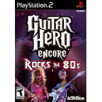 Guitar Hero Encore Rocks the 80's art work – video game for PlayStation 2