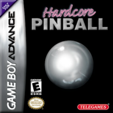 Hardcore Pinball art work – sports game for Nintendo Game Boy Advance