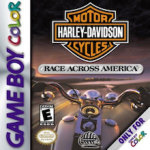 Harley Davidson Race Across America Game Boy Color box art – old GBC game trade in