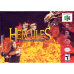Hercules The Legendary Journey's N64 box art – retro game for Nintendo 64