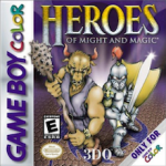 Heroes of Might and Magic Game Boy Color box art – old GBC game trade in