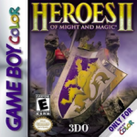 Heroes of Might and Magic 2 Game Boy Color box art – old GBC game trade in