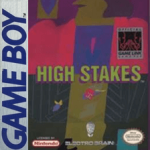 High Stakes Game Boy box art – classic retro game for GameBoy