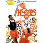 Hoops NES box art – classic 8-bit game for Nintendo NES