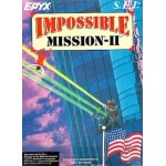 Impossible Mission II, 2 NES box art – classic 8-bit game for Nintendo NES