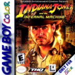 Indiana Jones Infernal Machine Game Boy Color box art – old GBC game trade in