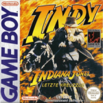 Indiana Jones Last Crusade Game Boy box art – classic retro game for GameBoy