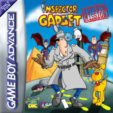 Inspector Gadget art work – action game for Nintendo Game Boy Advance