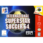 International Superstar Soccer 64 N64 box art – retro game for Nintendo 64
