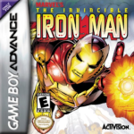 Invincible Iron Man art work – action game for Nintendo Game Boy Advance