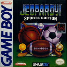 Jeopardy Sports Edition Game Boy box art – classic retro game for GameBoy