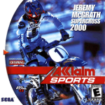 Jeremy McGrath Supercross 2000 art work for the sega DreamCast