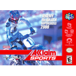 Jeremy McGrath Supercross 2000 N64 box art – retro game for Nintendo 64