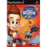 Jimmy Neutron Jet Fusion art work – video game for PlayStation 2