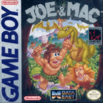 Joe and Mac Game Boy box art – classic retro game for GameBoy