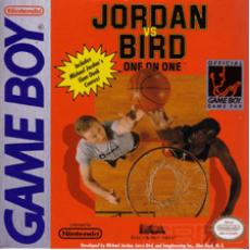 Jordan vs Bird One on One Game Boy box art – classic retro game for GameBoy