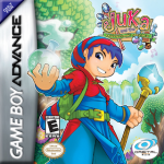 Juka and the Monophonic Menace art work – action game for Nintendo Game Boy Advance