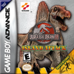 Jurassic Park III Island Attack, 3 art work – action game for Nintendo Game Boy Advance