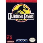 Jurassic Park NES box art – classic 8-bit game for Nintendo NES