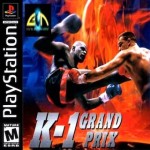 K-1 Grand Prix art work – video game for PS1