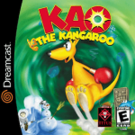 Kao the Kangaroo art work for the sega DreamCast