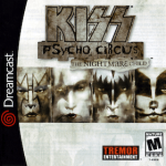 KISS Psycho Circus The Nightmare Child art work for the sega DreamCast