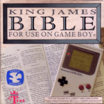 King James Bible Game Boy box art – classic retro game for GameBoy
