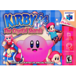 Kirby 64: The Crystal Shards N64 box art – retro game for Nintendo 64