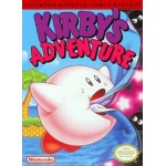 Kirby's Adventure NES box art – classic 8-bit game for Nintendo NES